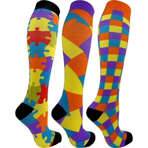 3 Pair Small/Medium Premium Quality Colorful Moder - Picture 2 of 5